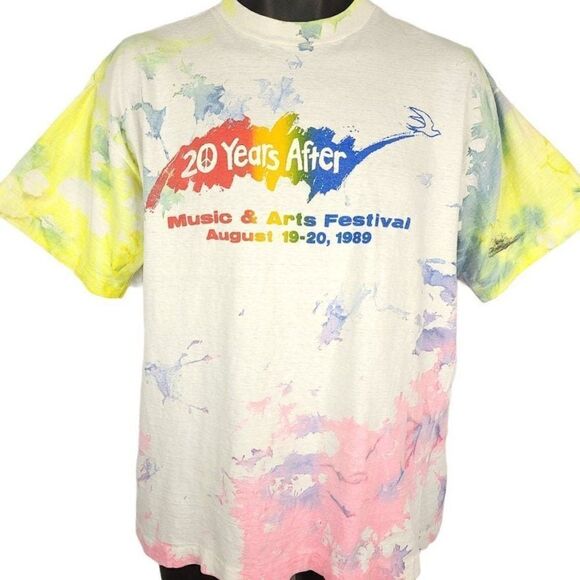 Other - Woodstock Reunion Festival T Shirt Vintage 80s 1989 20 Years After Music Fest